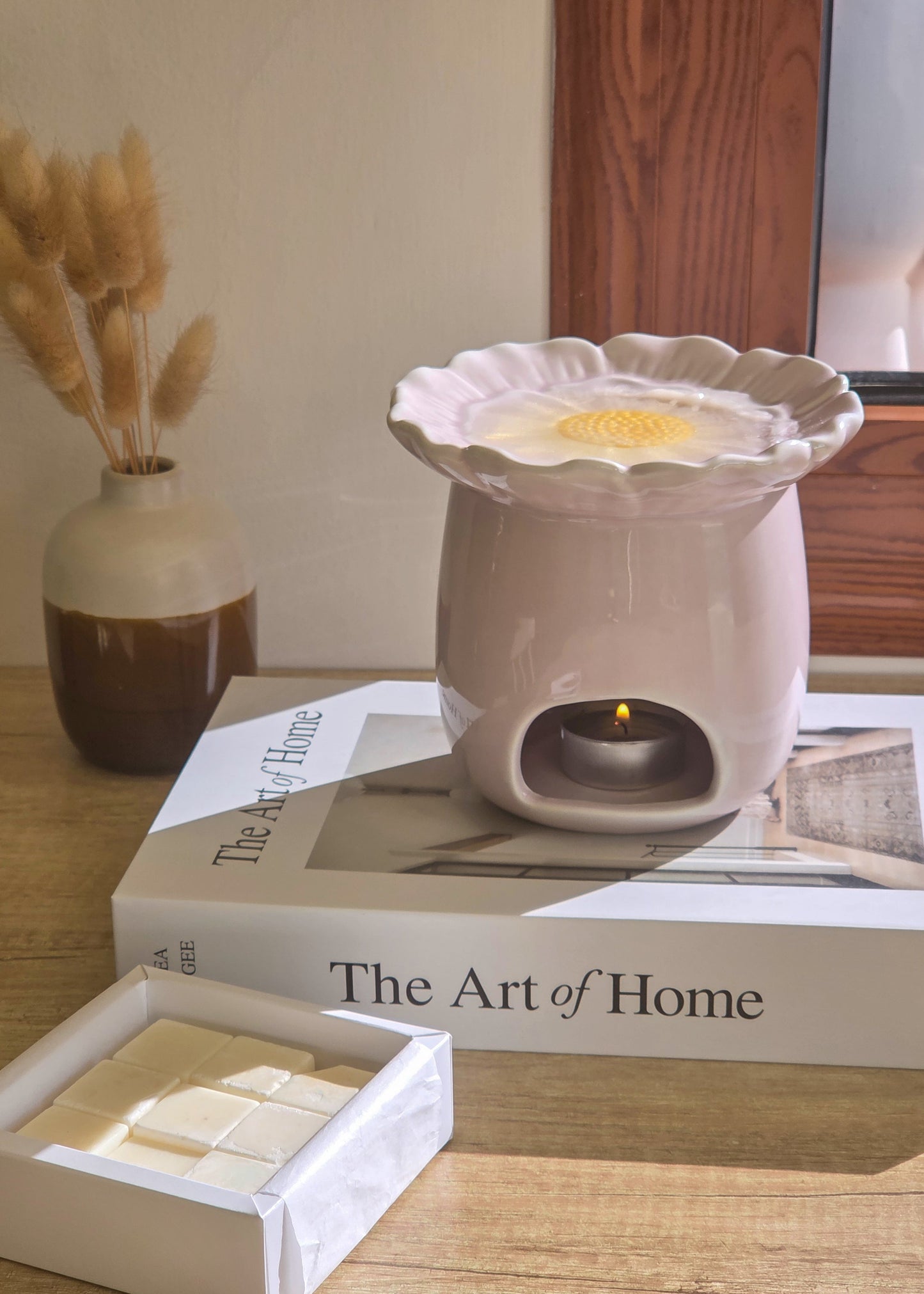 Pink Daisy Wax Melt Burner