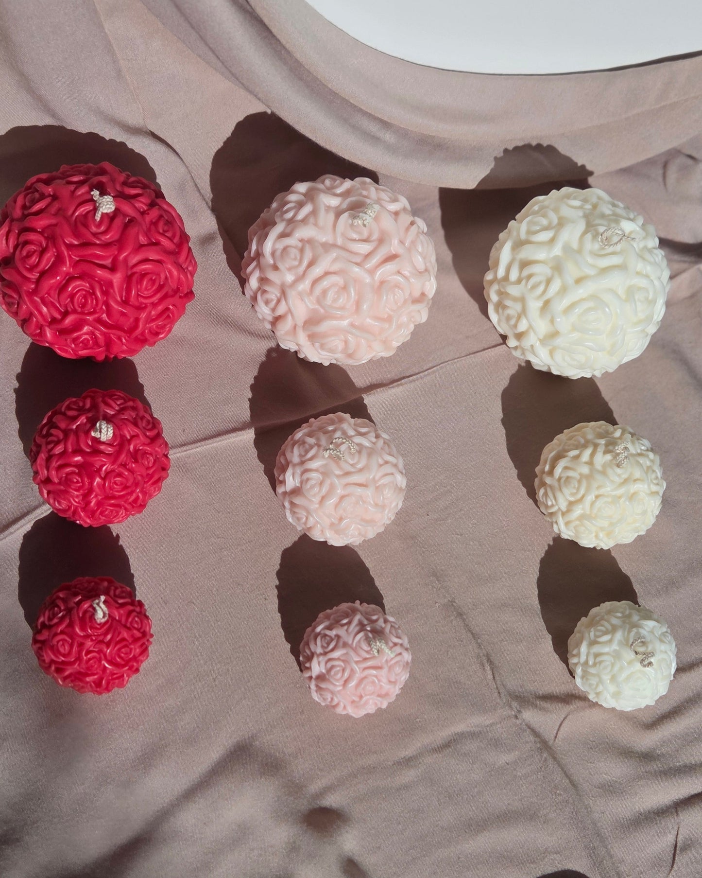 Rose Ball Candle