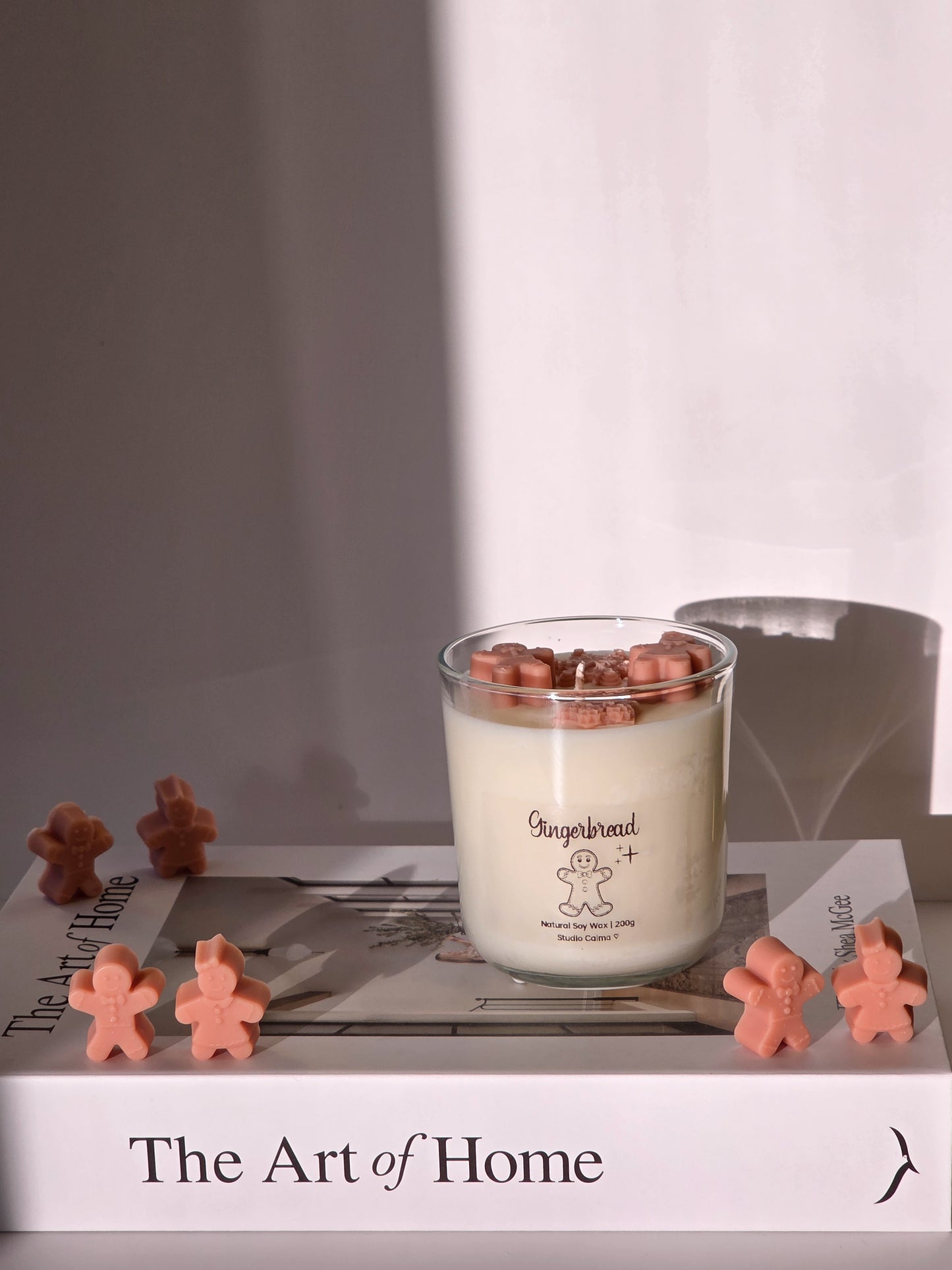 Gingerbread handcrafted soy candle by Calma Studio