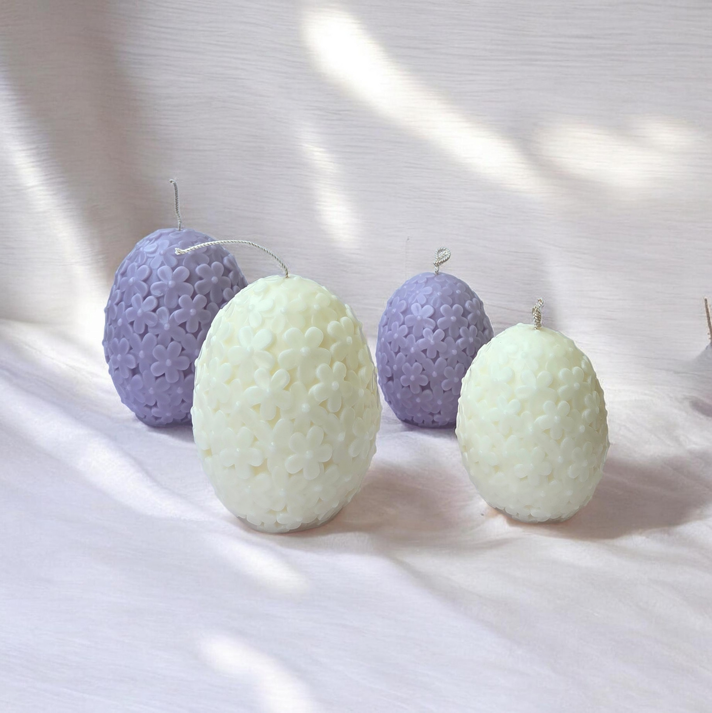 Flower Egg Candle