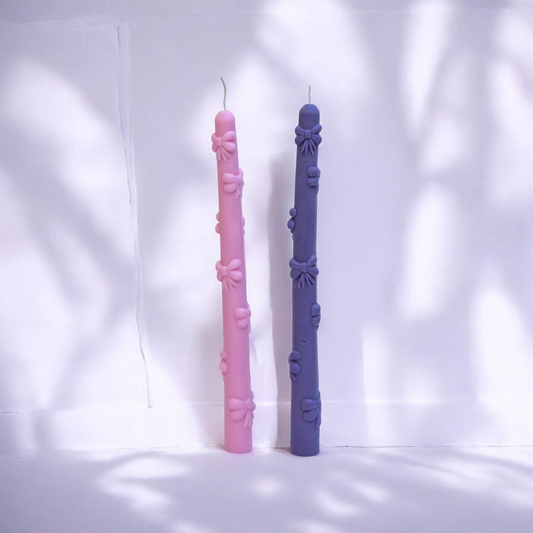 Πασχαλινή Λαμπάδα με 3D Φιογκάκια