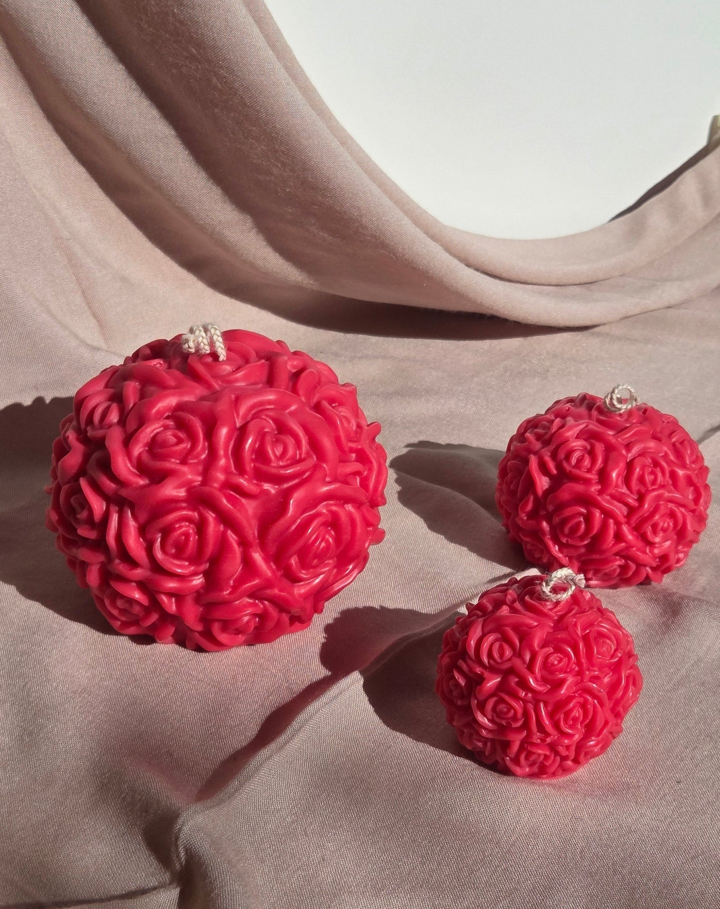 Rose Ball Candle