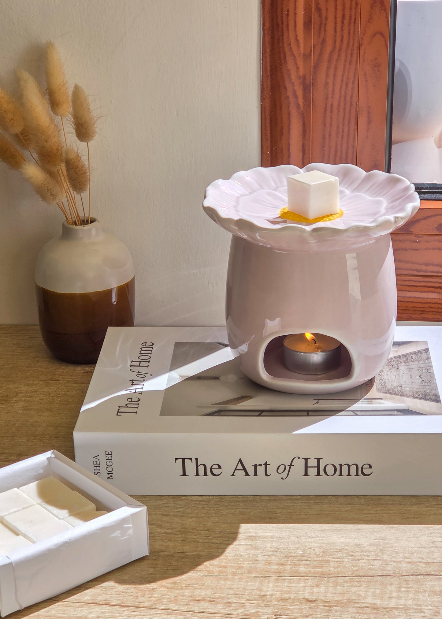 Pink Daisy Wax Melt Burner