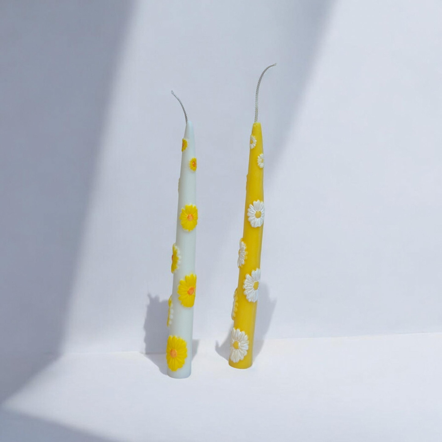 Πασχαλινή Λαμπάδα με 3D Μαργαρίτες