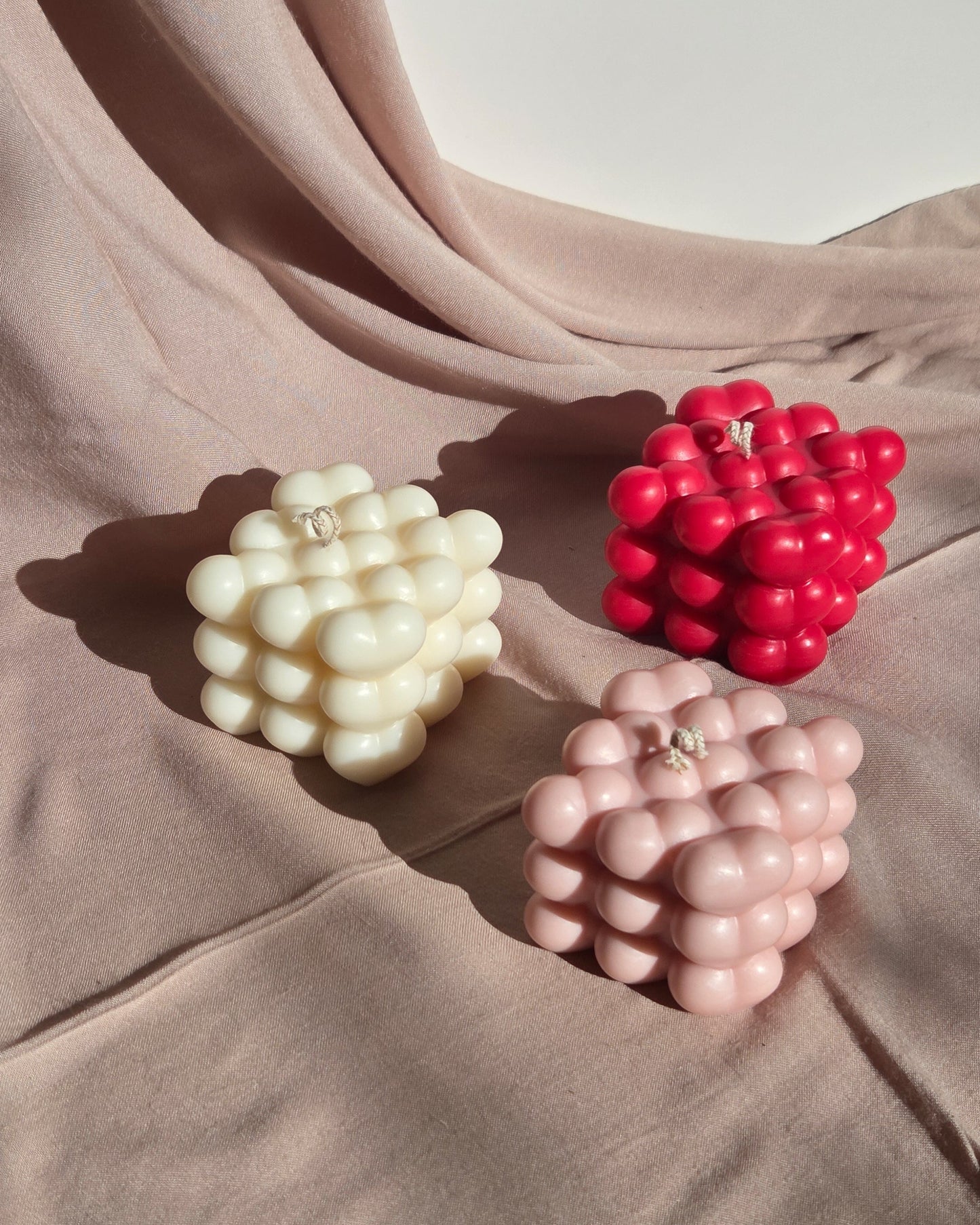 Heart Cube Candle