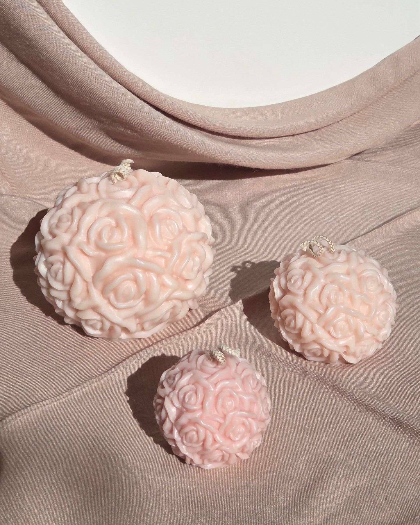 Rose Ball Candle