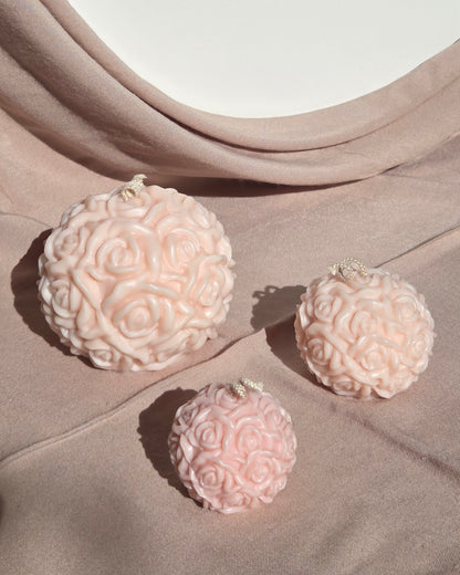 Rose Ball Candle