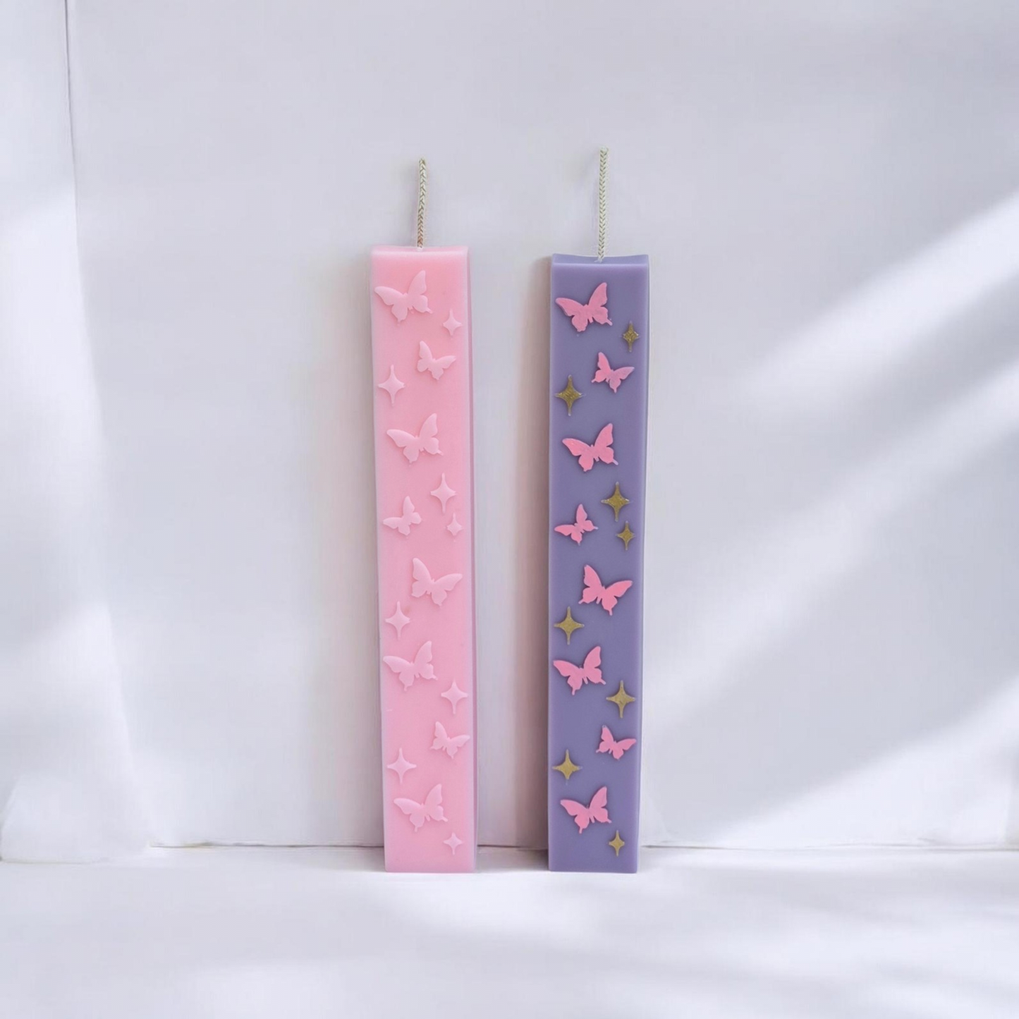 Πασχαλινή Λαμπάδα με 3D Πεταλούδες