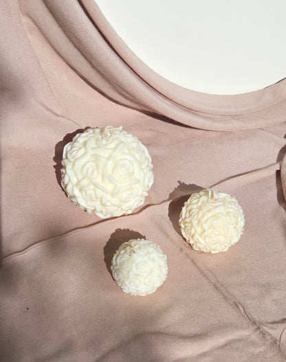 Rose Ball Candle