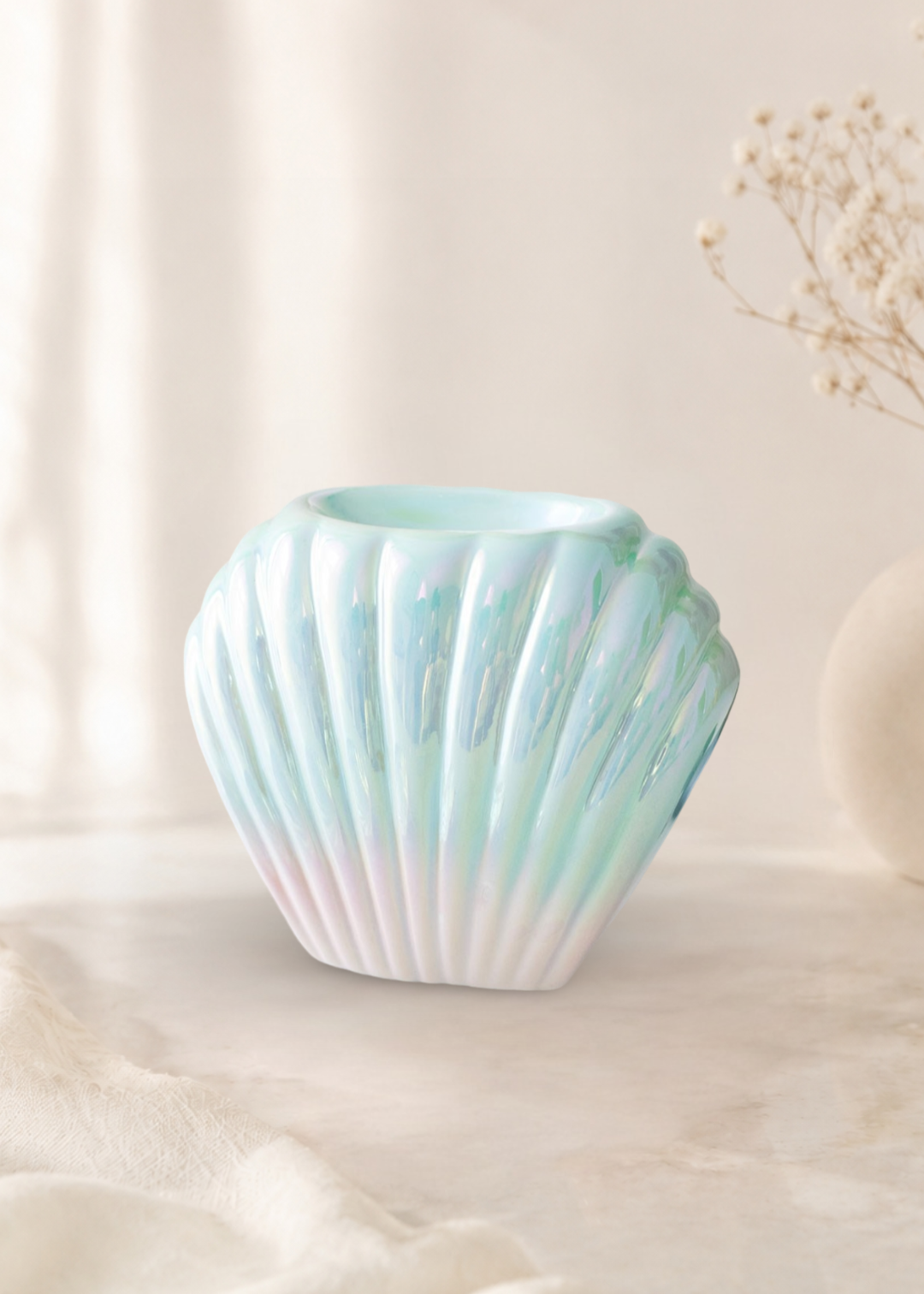 Iridescent Shell Wax Melt Burner