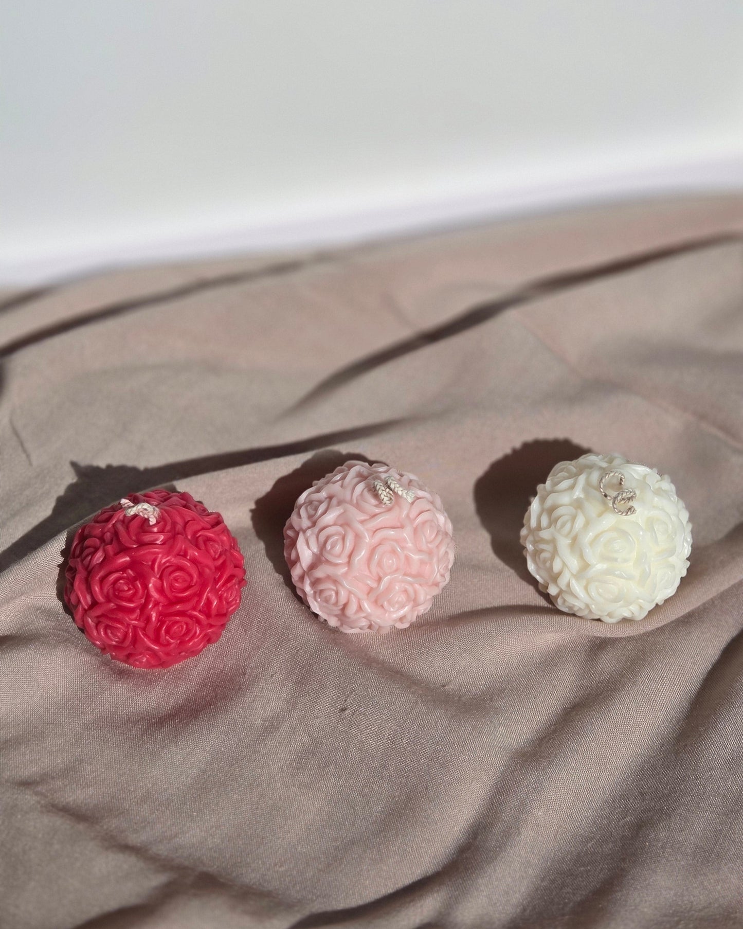 Rose Ball Candle